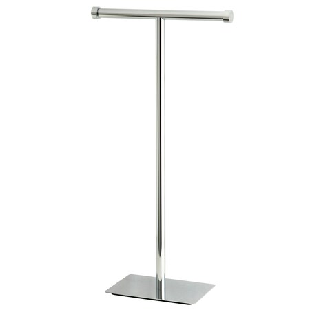 Kingston Brass Claremont Freestanding Toilet Paper Stand, Chrome CC8101